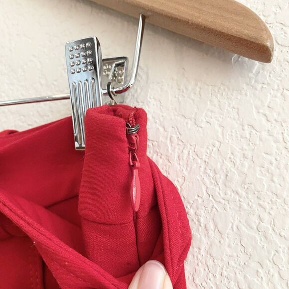 Banana Republic Women’s Skirt‎ Side Slit Side Zip Career A Line Belt Size 6 - Picture 5 of 10